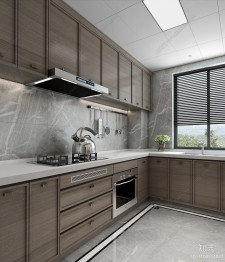 厨房设计布局中式家具	