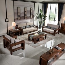 南京简约中式家具客厅	