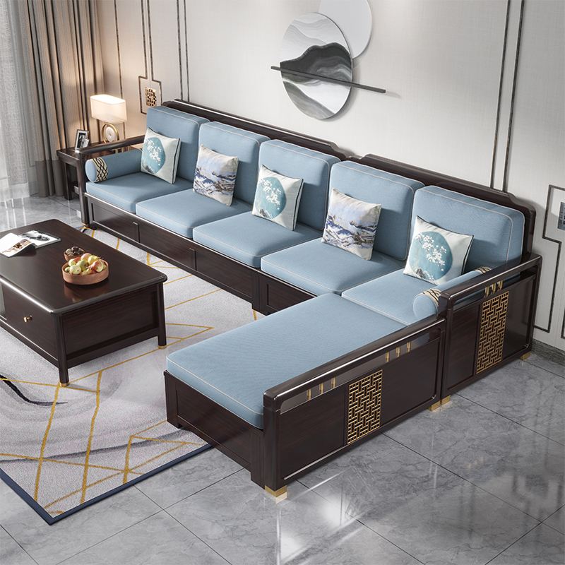 新中式客厅沙发家具	
