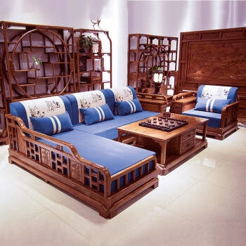 红木中式家具客厅组合	