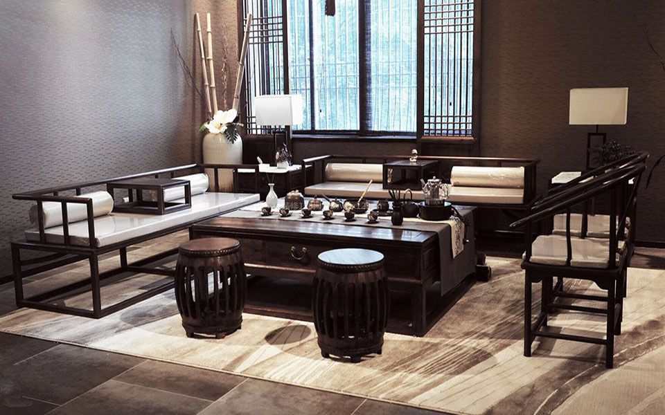 家具中式客厅	