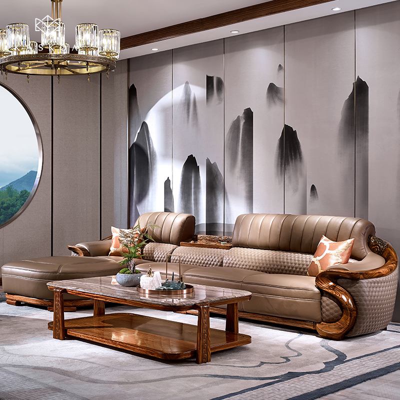 新中式设计家具沙发图片	