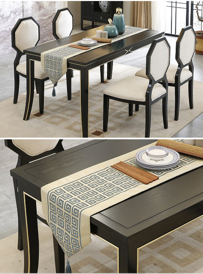南通中式家具餐桌定制	