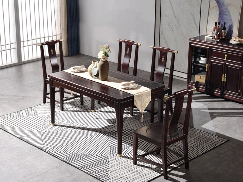 金华中式家具餐桌	